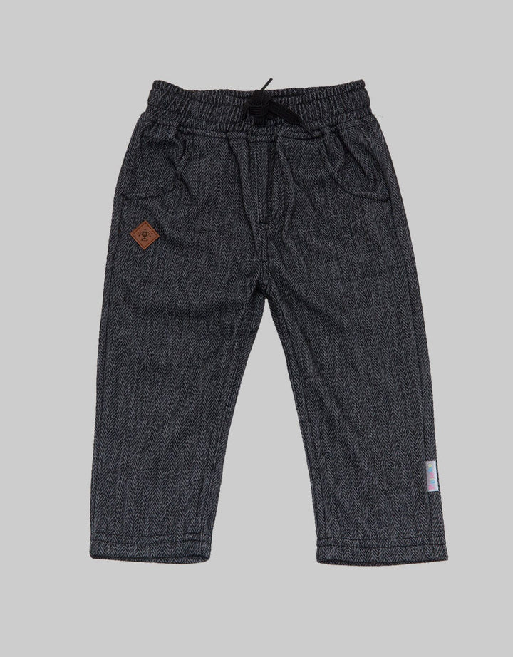 Pipiniko Long Pants Herringbone Textured