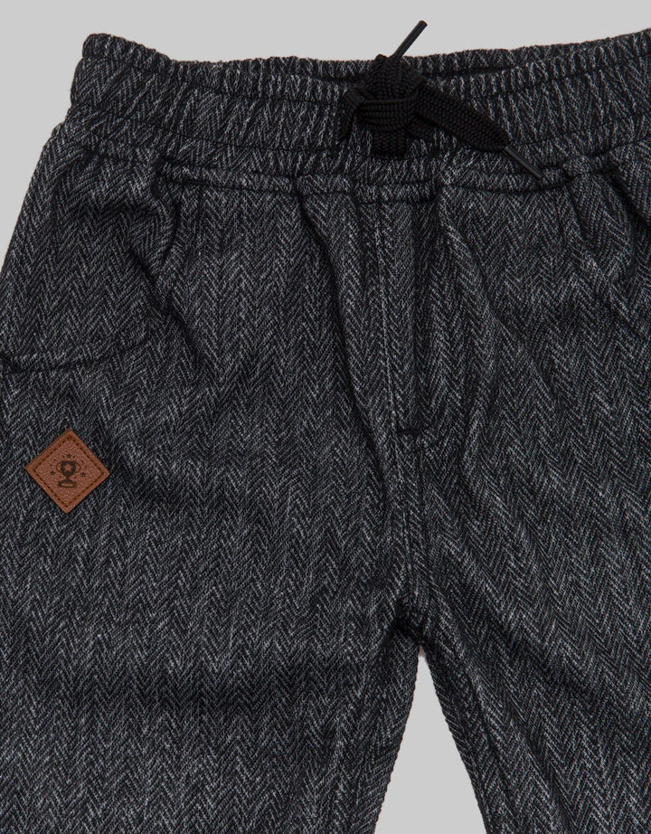 Pipiniko Long Pants Herringbone Textured