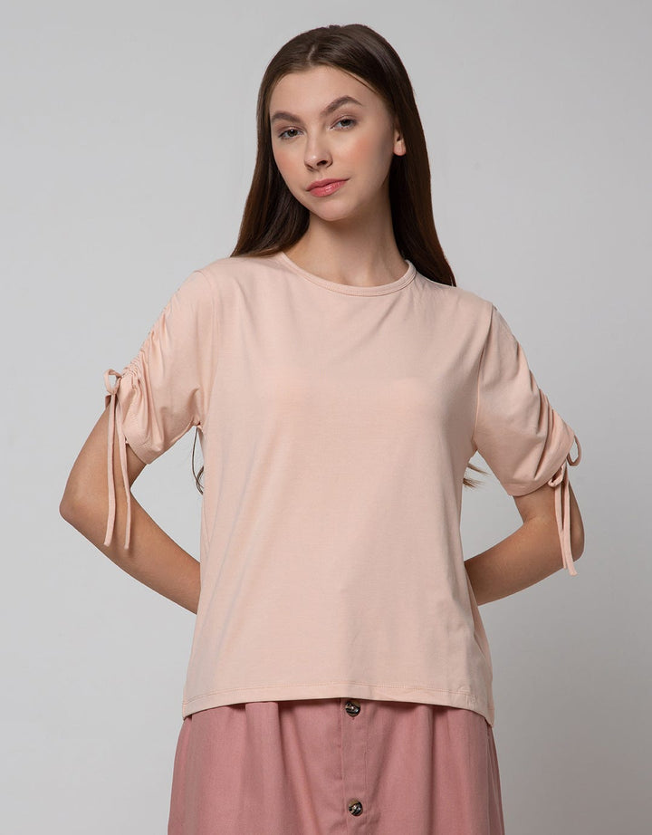 Connexion Ruched Sleeve Women's T-Shirt