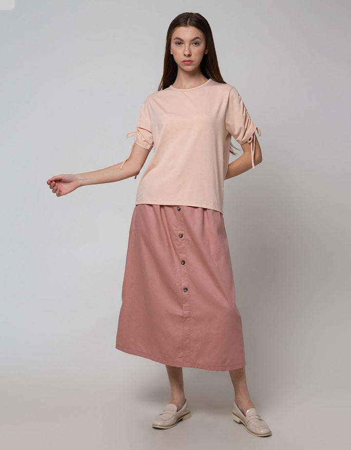 Connexion Ruched Sleeve Women's T-Shirt