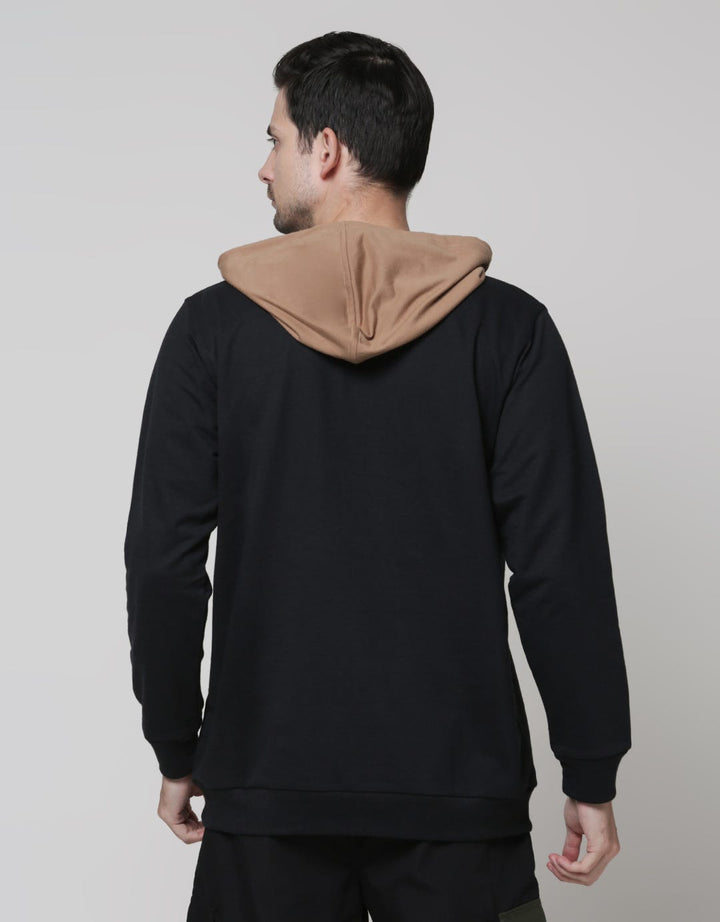 American Jeans Jacket Hoodie Tricolor