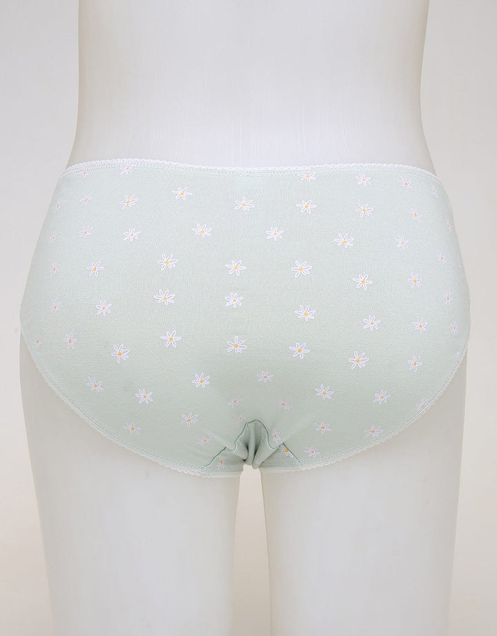 Nevada Midi Briefs Panty Aop Daisy