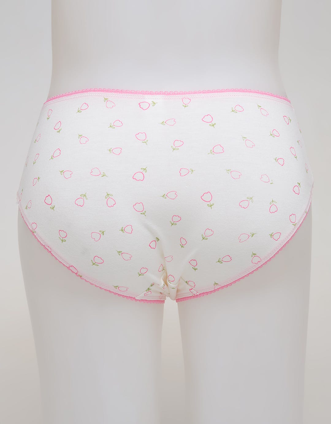 Nevada Midi Briefs Panty Aop Tulip Outline
