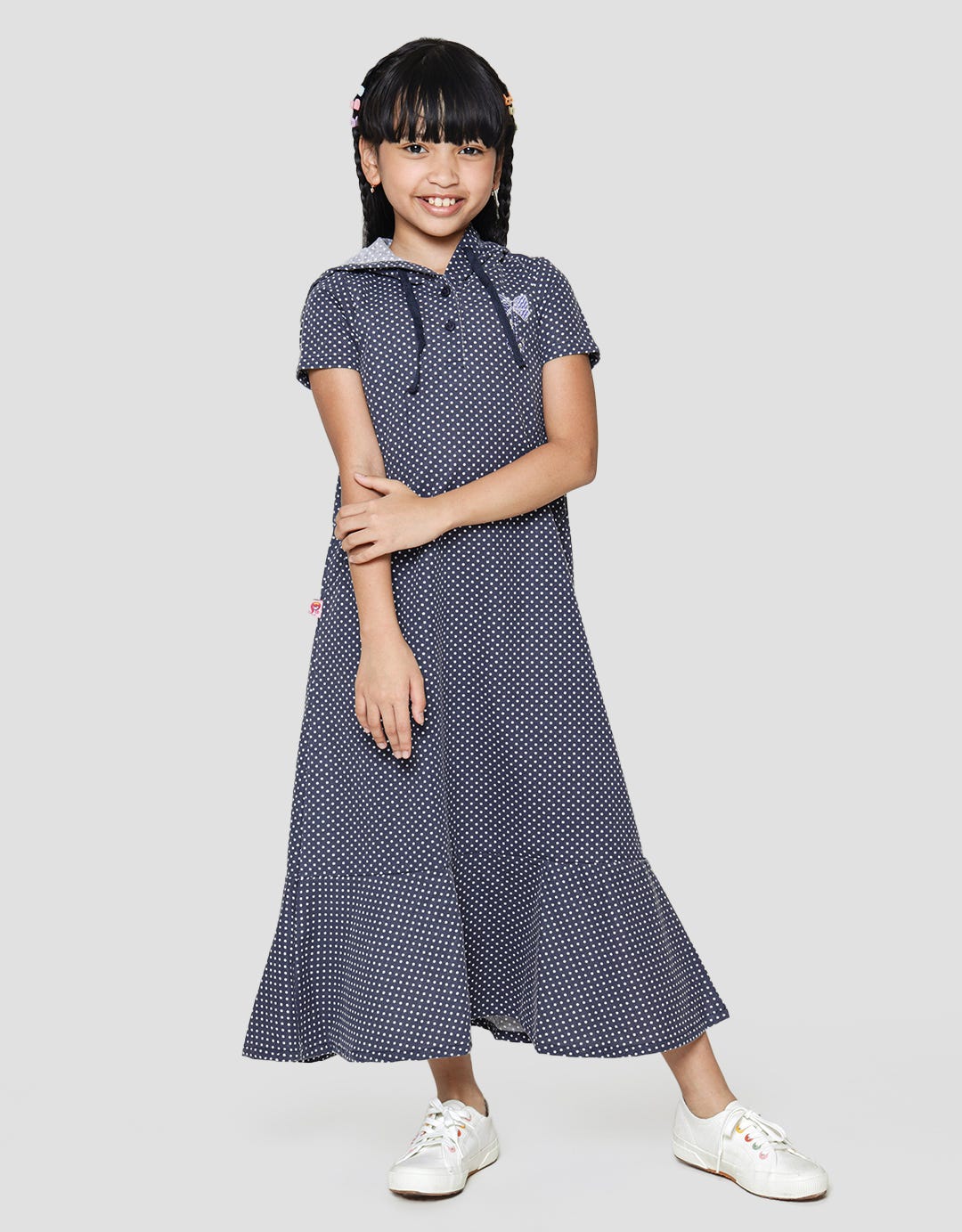 Rodeo Junior Romper Plaid Pattern Girls