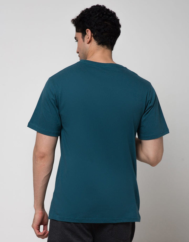 T Zone Kaos Lengan Pendek Pria Print Theme Uneven Relief - Spirit