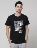 T Zone Short Sleeve T-Shirt Print Theme Illusive Graphic - Chess Master