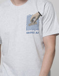 T Zone Short Sleeve T-Shirt Photoprint Theme College Art - Broke