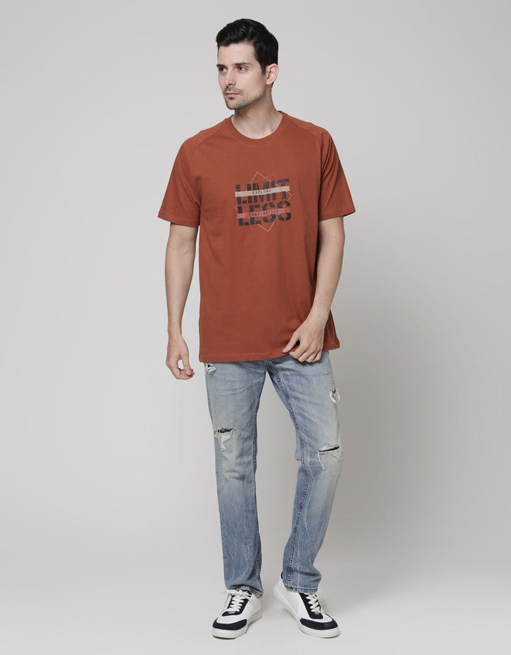 T Zone Short Sleeve Raglan T-Shirt Big Size Limit Less