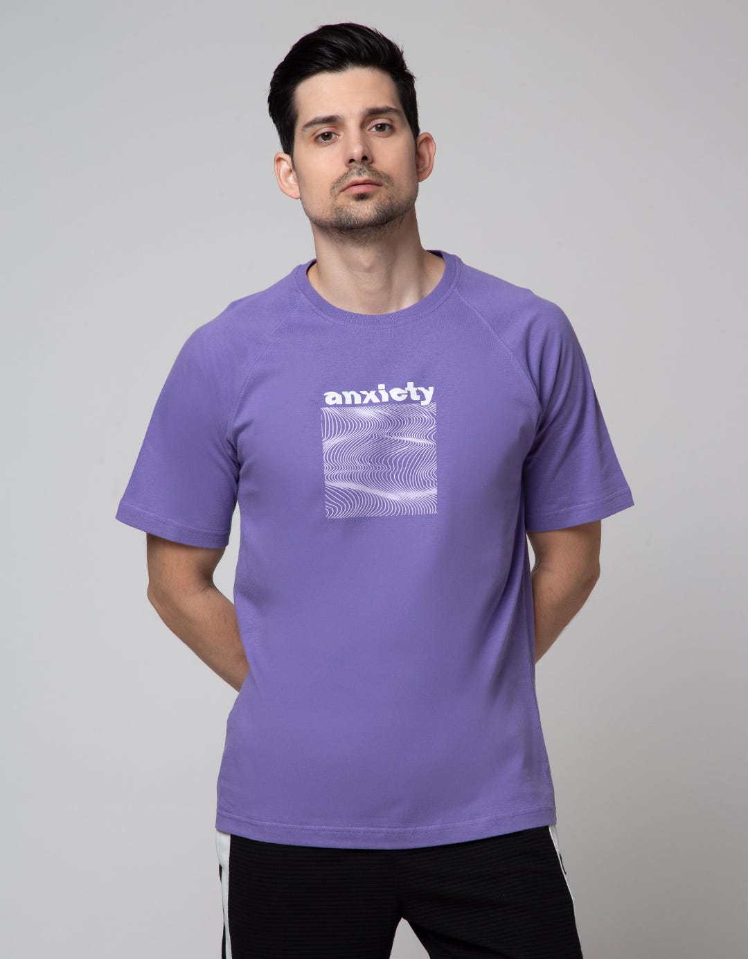 T Zone Short Sleeve Raglan T-Shirt Theme Virtual Language - 1