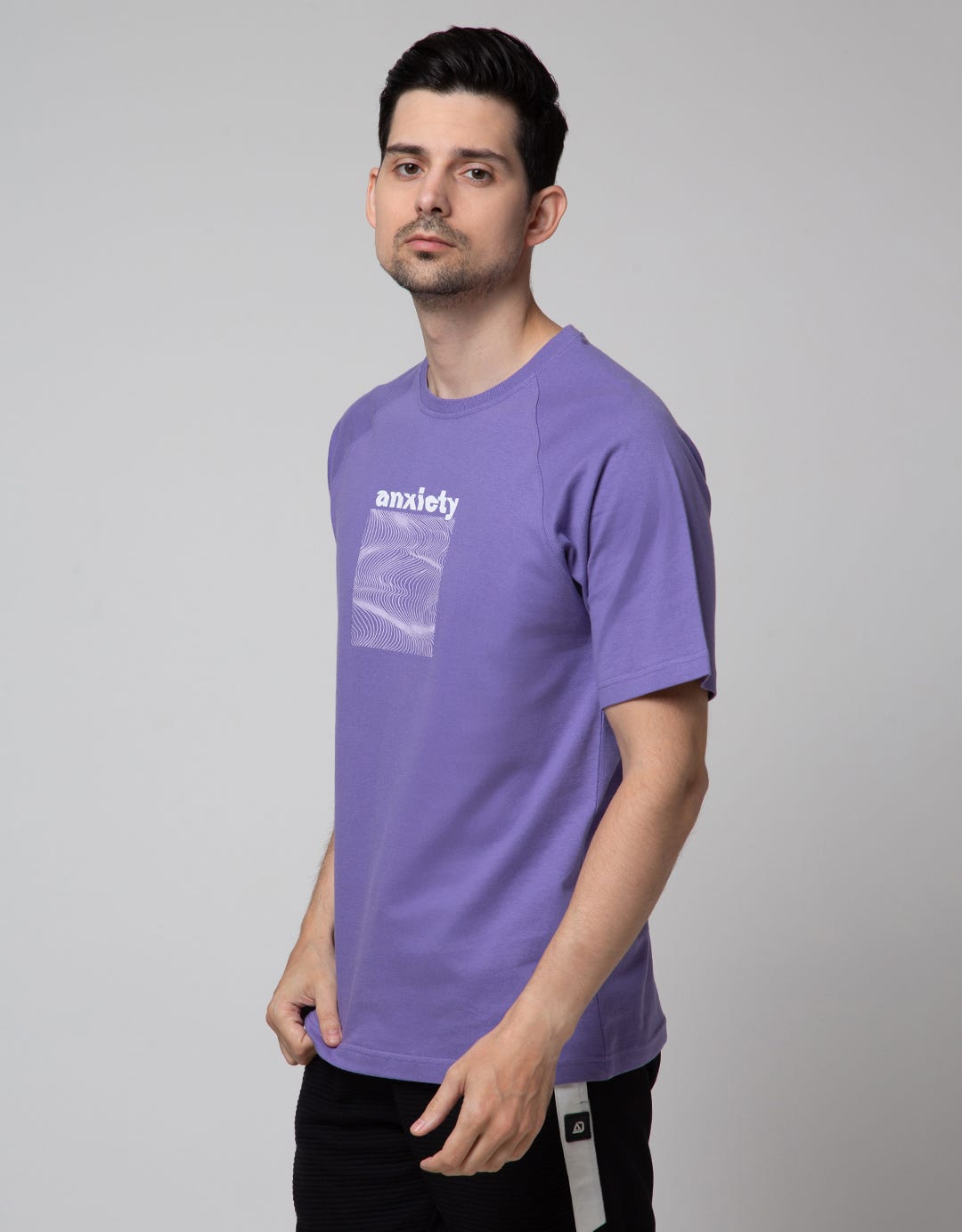 T Zone Short Sleeve Raglan T-Shirt Theme Virtual Language - 1