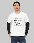 Peoples T-Shirt Double Layer Sj "Lost, Lonely And Vicious"