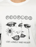 Peoples T-Shirt Double Layer Sj "Lost, Lonely And Vicious"