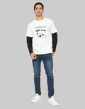 Peoples T-Shirt Double Layer Sj "Lost, Lonely And Vicious"