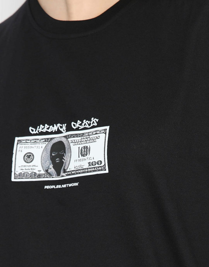 Peoples Currency Crisis Print Kaos Wanita