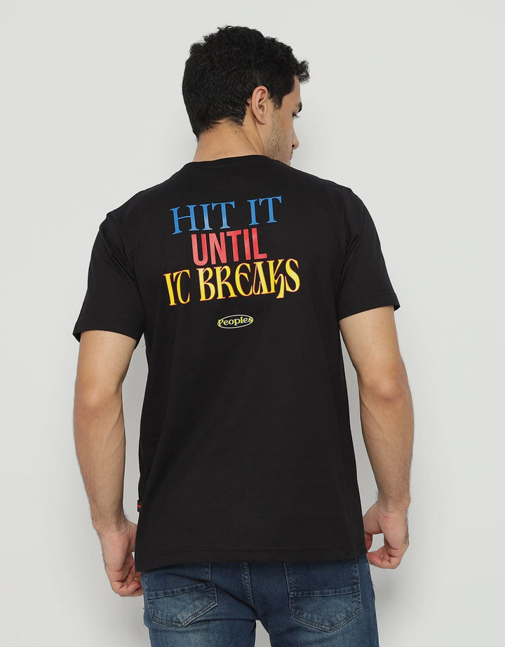 d&f T-Shirt Single Jersey "Hit It Until It Breaks"