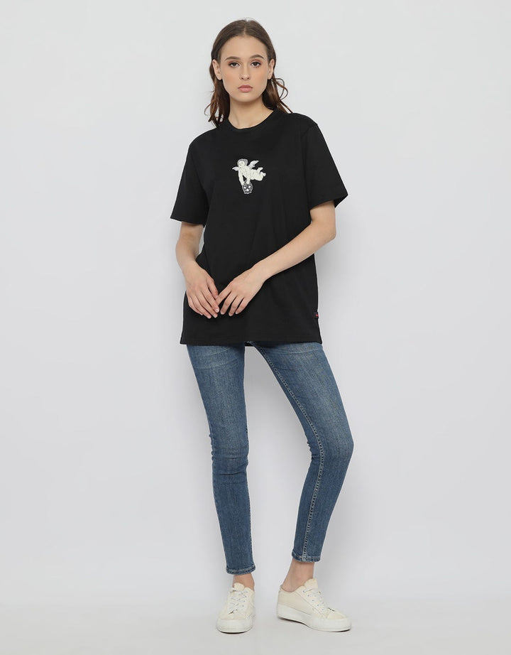 d&f T-Shirt Single Jersey "Cupid" Rubber