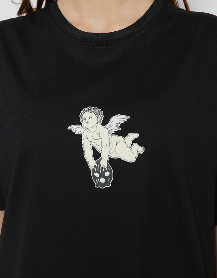 d&f T-Shirt Single Jersey "Cupid" Rubber
