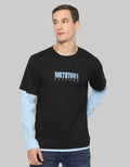 Peoples T-Shirt Long Sleeve Double Layer Print "Northtown"