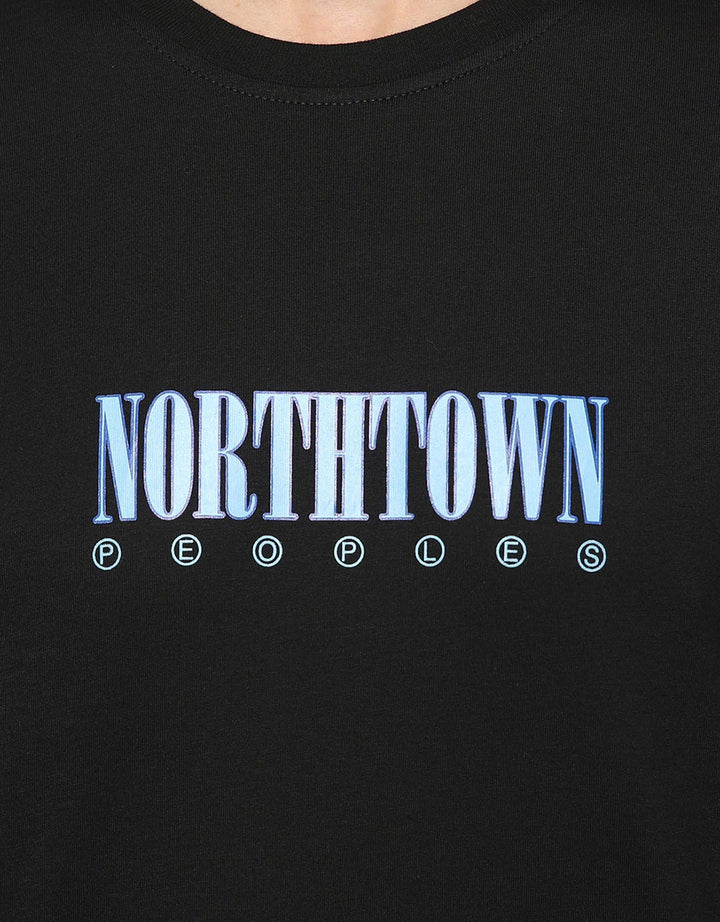 Peoples T-Shirt Long Sleeve Double Layer Print "Northtown"