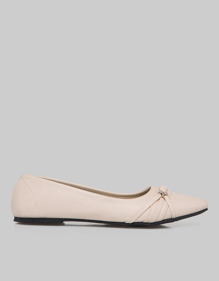 Yongki Komaladi Braid Chain Sepatu Flat Wanita