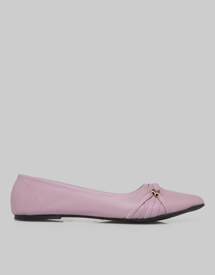 Yongki Komaladi Braid Chain Sepatu Flat Wanita