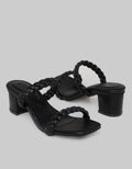 Yongki Komaladi Sandal Heels Double Braid Strap