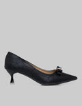 Peter Keiza Heels Black Logo Round
