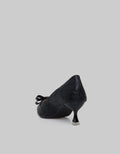 Peter Keiza Heels Black Logo Round