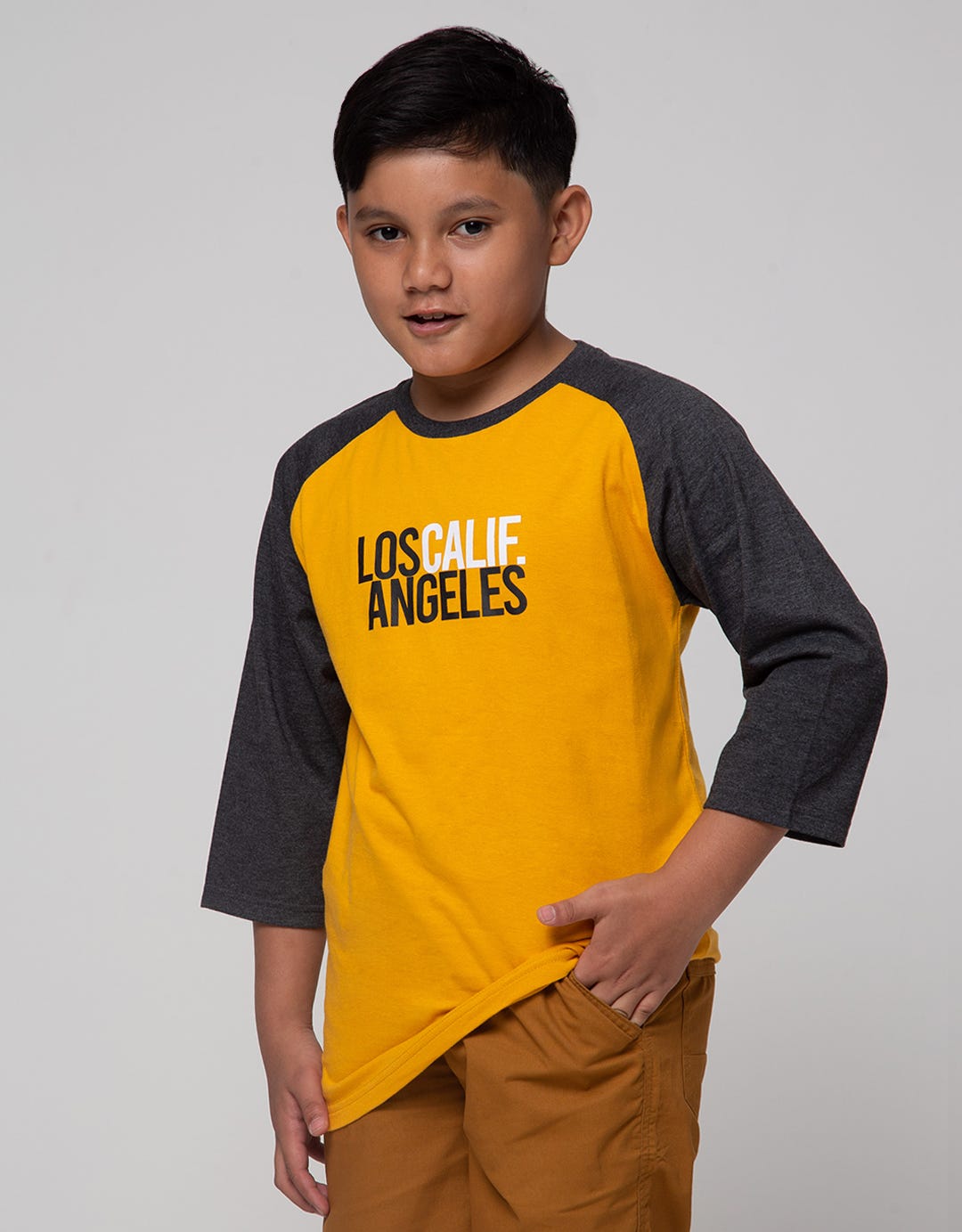 Nevada Long Sleeve T-Shirt 3/4 Raglan Los Calif