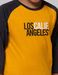 Nevada Long Sleeve T-Shirt 3/4 Raglan Los Calif