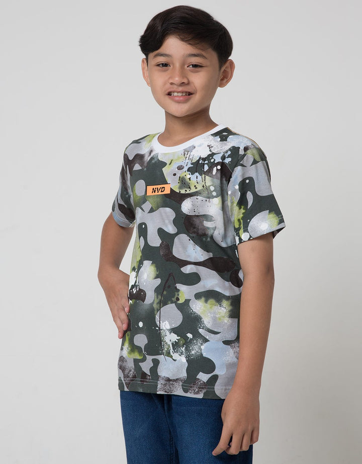Nevada Short Sleeve T-Shirt Print Abstract Camo