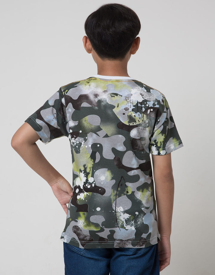Nevada Short Sleeve T-Shirt Print Abstract Camo