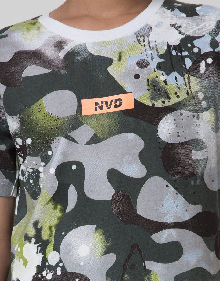 Nevada Short Sleeve T-Shirt Print Abstract Camo