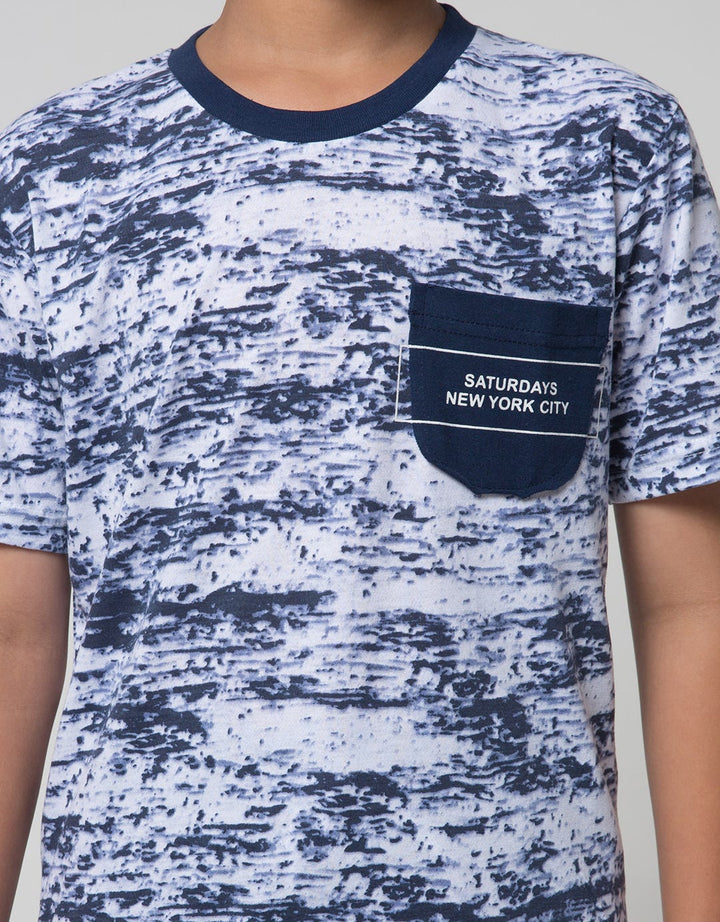 Nevada Short Sleeve T-Shirt Fp Rotary Abstact With Pocket