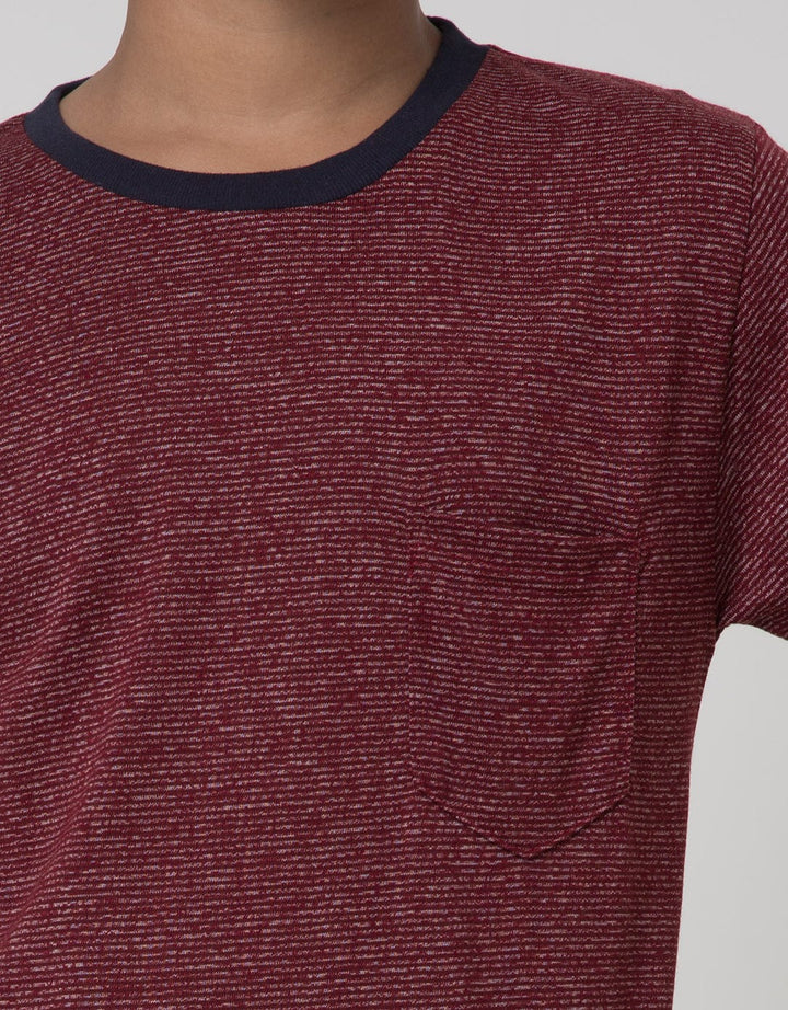 Nevada Short Sleeve T-Shirt Yarndyed Stripe