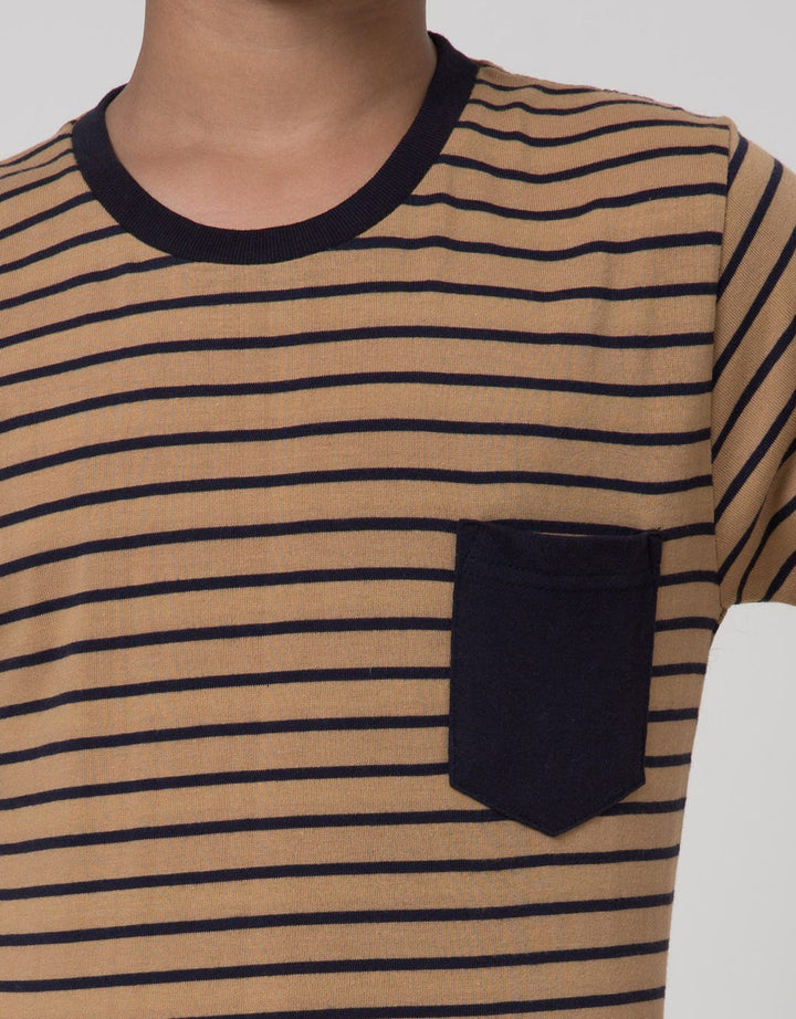 Nevada Short Sleeve T-Shirt Print Yarndyed Stripe