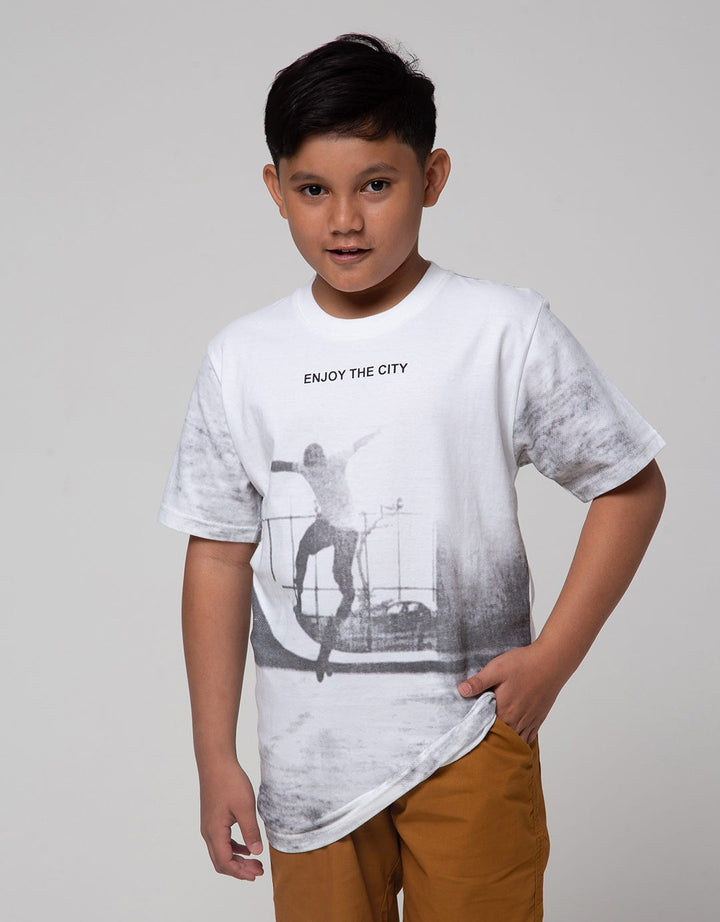 Nevada Short Sleeve T-Shirt Print Skate Enjoy The Vibe