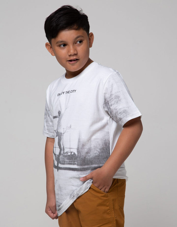 Nevada Short Sleeve T-Shirt Print Skate Enjoy The Vibe