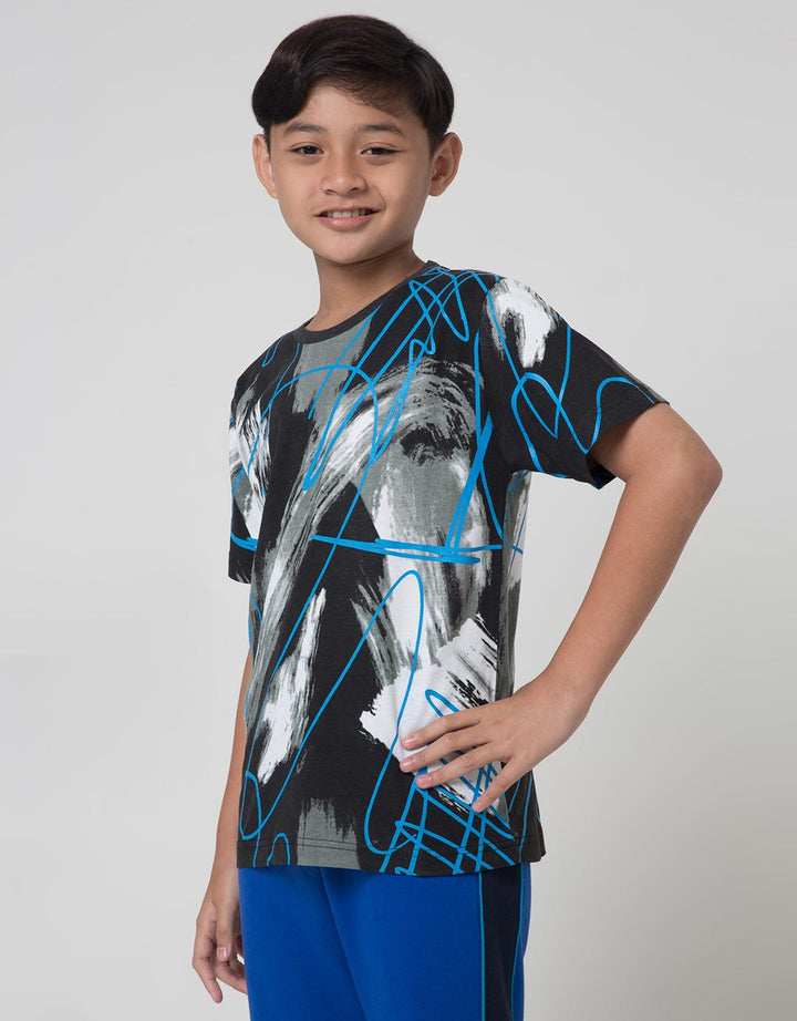 Nevada Short Sleeve T-Shirt Fp Brush Abstract