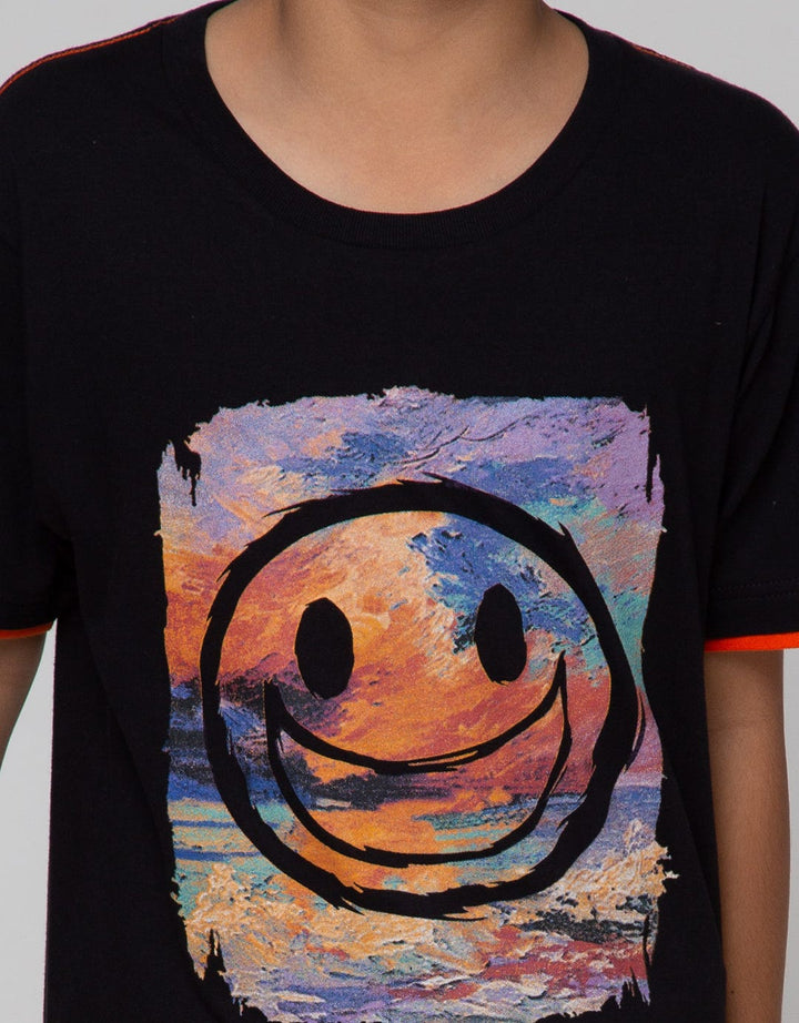Nevada Short Sleeve T-Shirt Smiley Brush