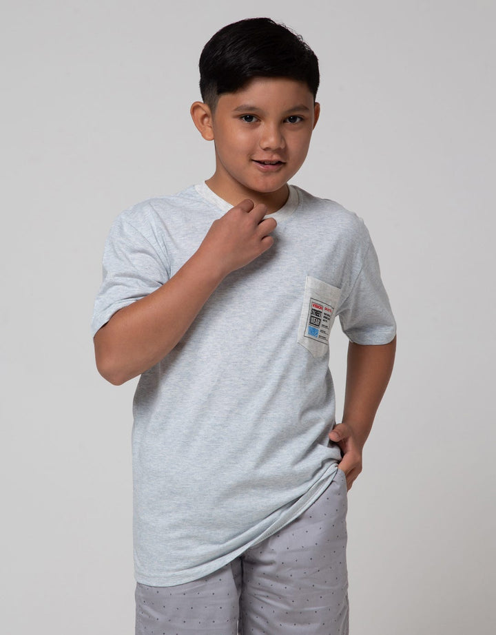 Nevada Pocket Detail Kaos Anak Laki-laki