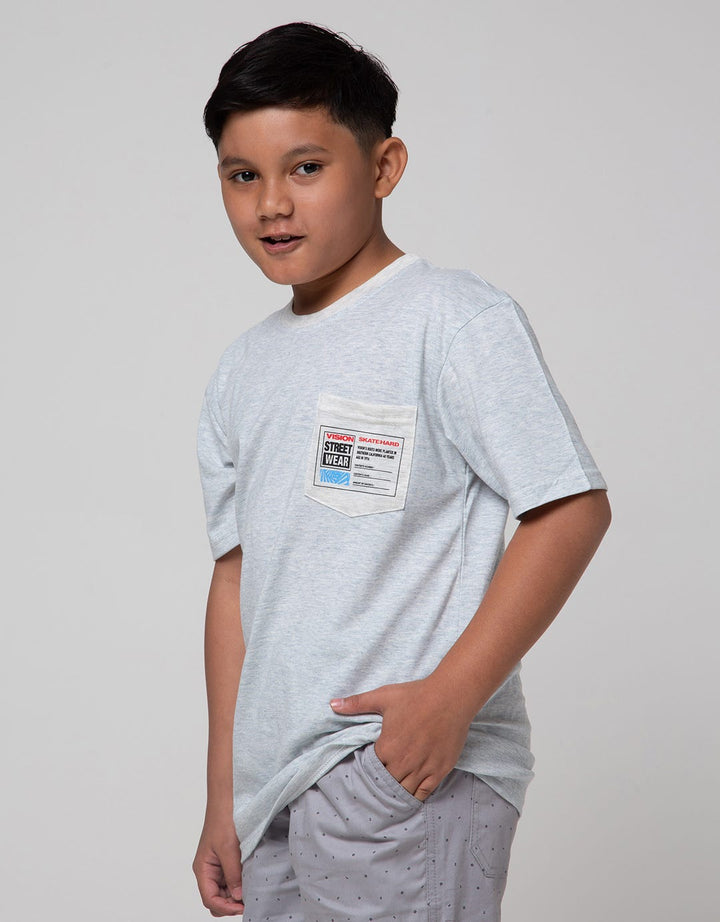 Nevada Pocket Detail Kaos Anak Laki-laki