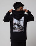 Nevada Jacket Knit Hoodie Back Print City