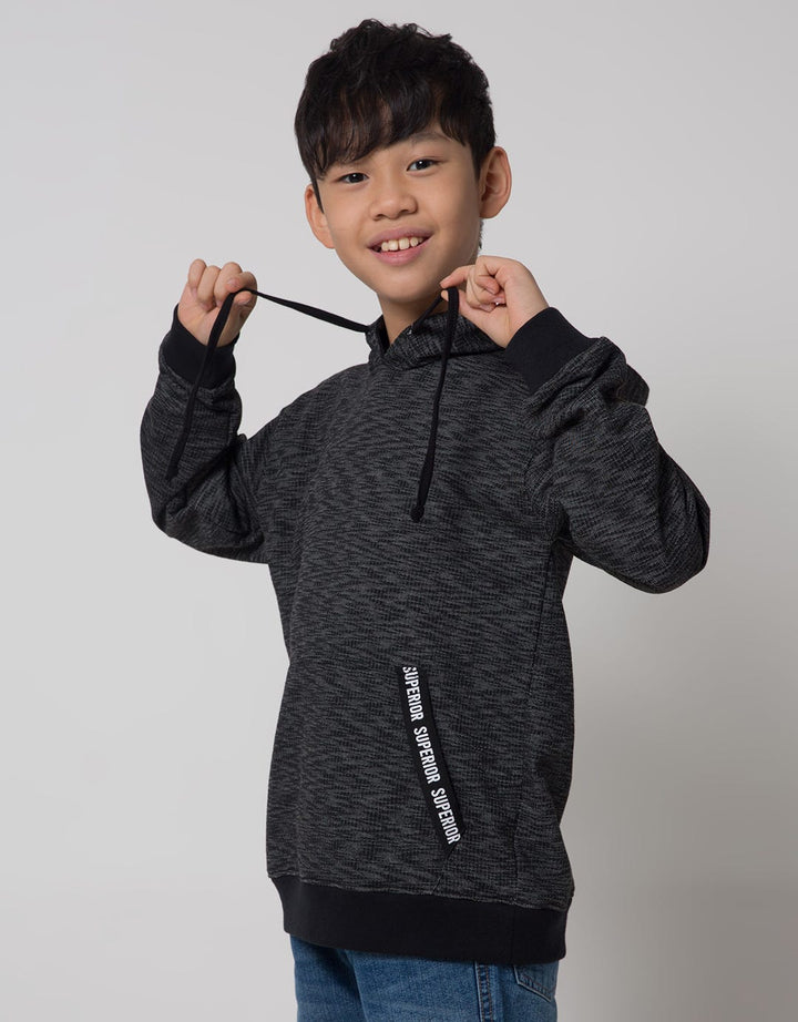 Nevada Sweater Hoodie Textured With Tape
