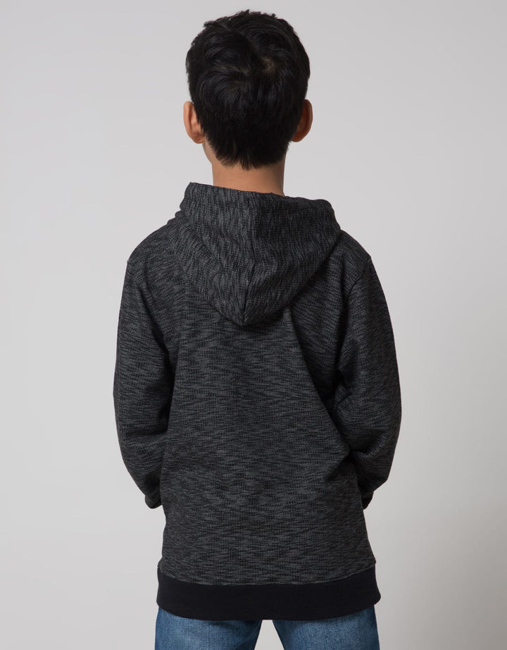 Nevada Sweater Hoodie Textured With Tape