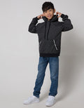 Nevada Sweater Hoodie Textured With Tape