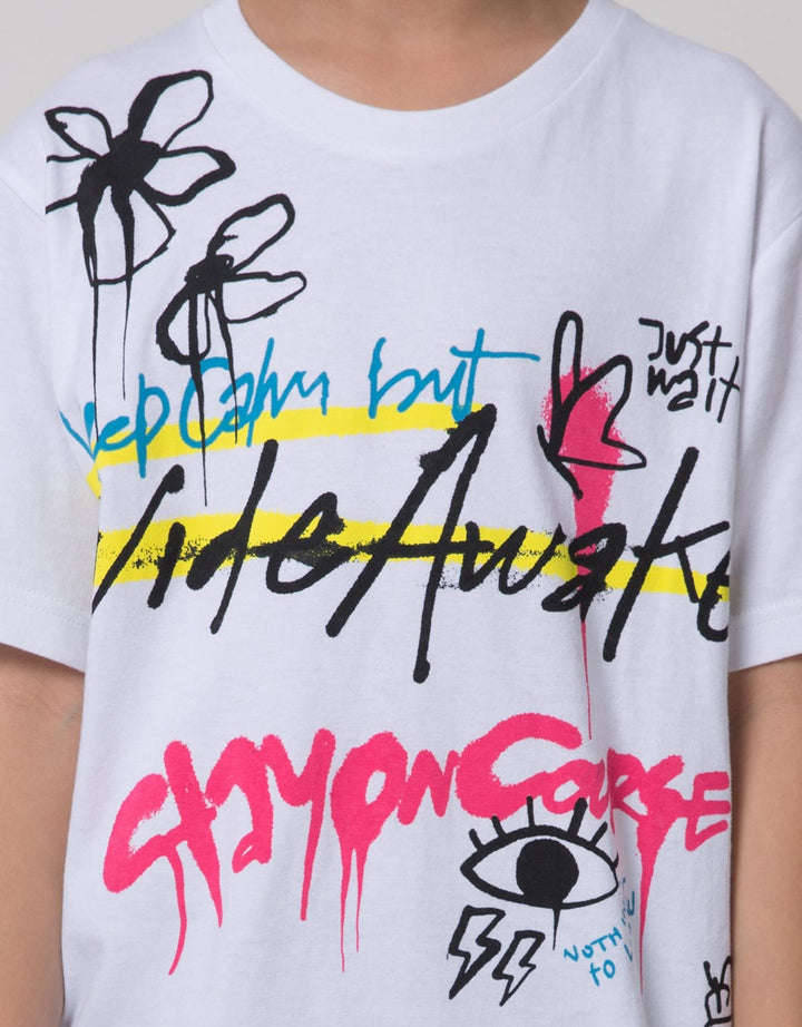 Nevada Short Sleeve T-Shirt Print Wide Awake