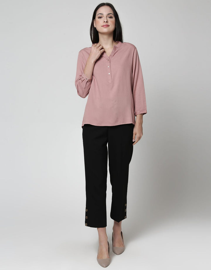 Connexion Long Pants Vlntn With Button Details