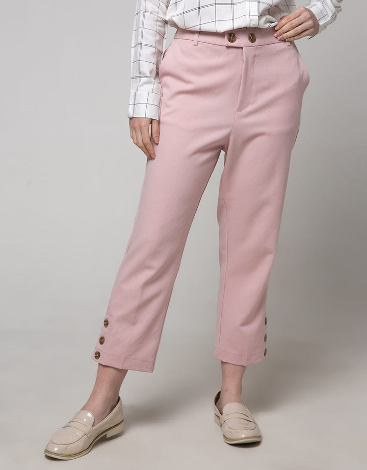 Connexion Long Pants Vlntn With Button Details