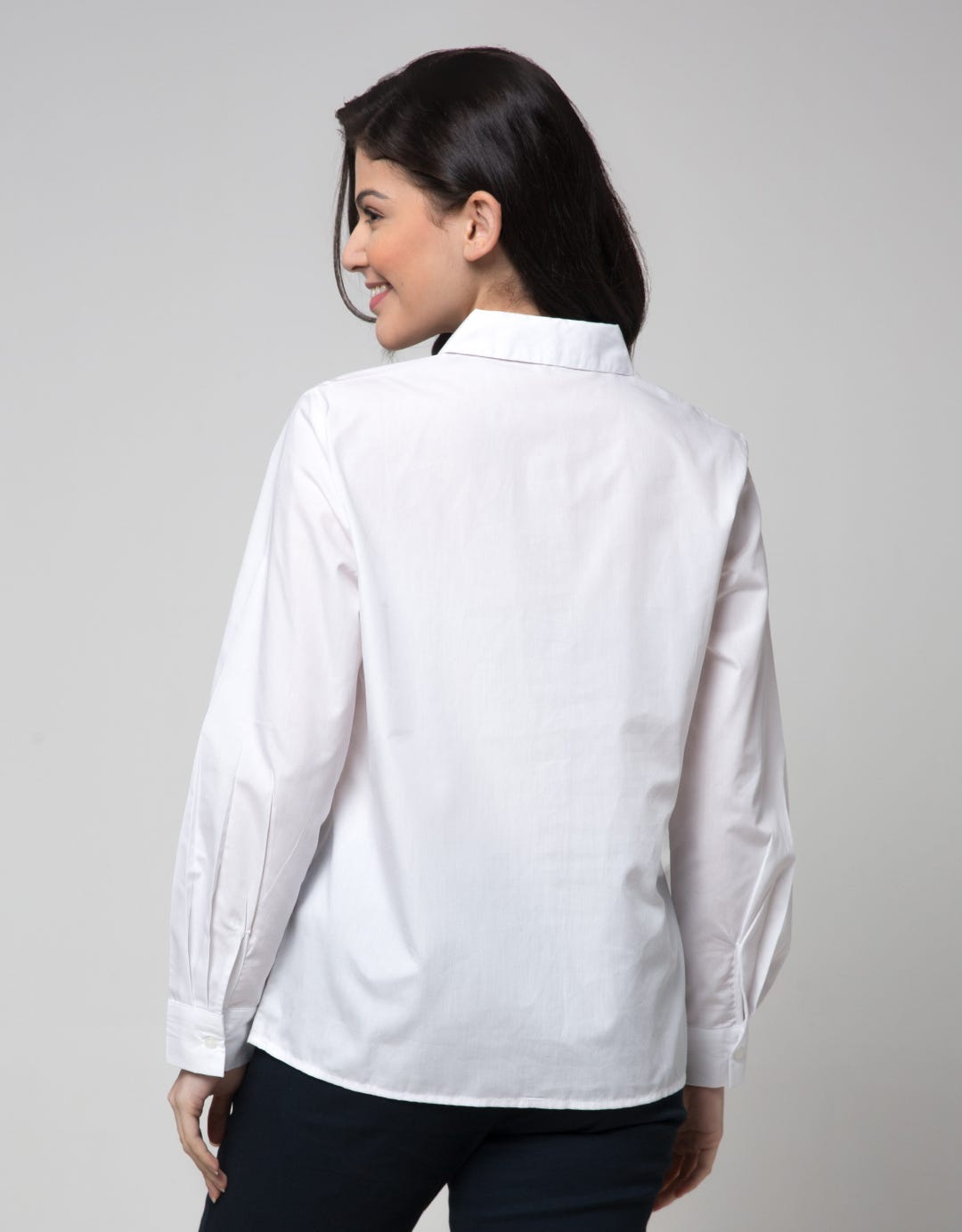 Connexion Long Sleeve Shirt Plain Basic Cotton